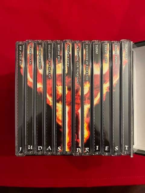 Judas Priest Caixa Limitada de 12 CDs Remasters