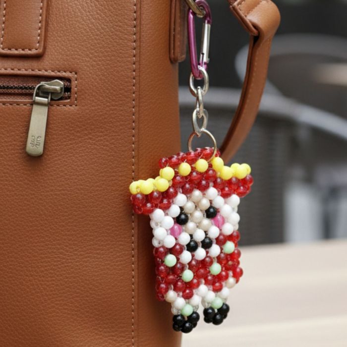 Брелок Лускунчик з бусін