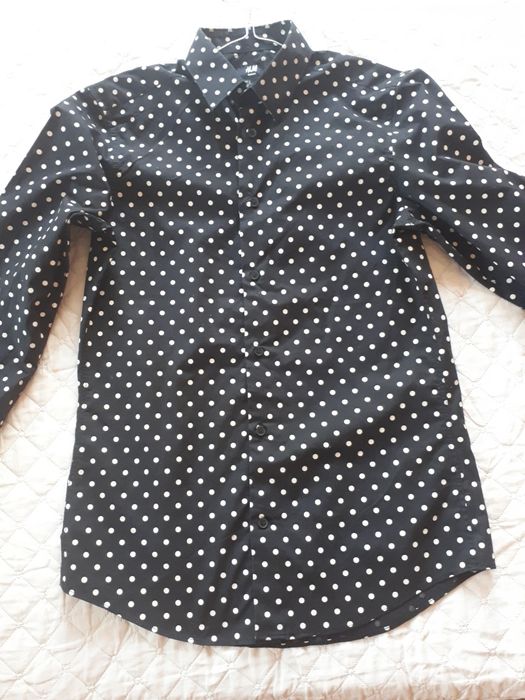 Koszula w kropki H&m slim fit s