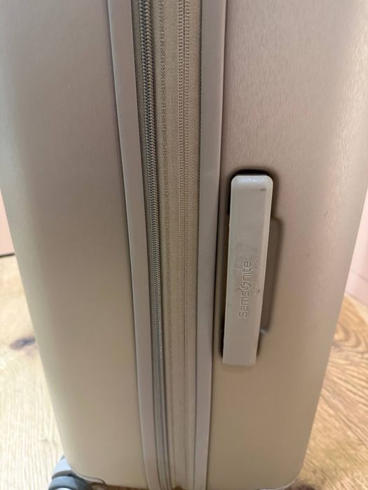 Чемодан SAMSONITE EVOA (Gold / Ivory Gold)  M /валіза розмір М 75 см