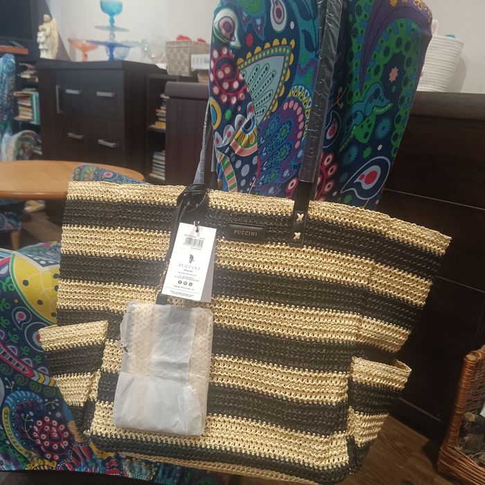 Nowa chopper duża torba plażowa, miejska Puccini
