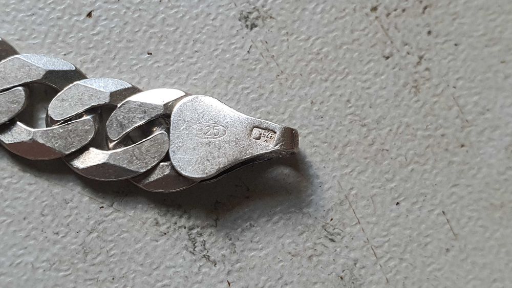 łańcuszek - pancerka - 26 gr srebro 925