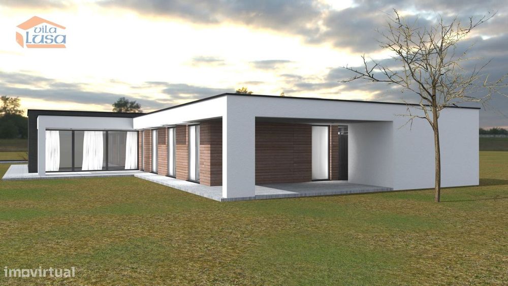 Lote Terreno centro Canelas construção Moradia 4 Frentes