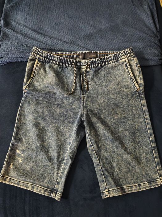 Diverse spodenki denimowe męskie z gumką w pasie XXL Olson SH 223