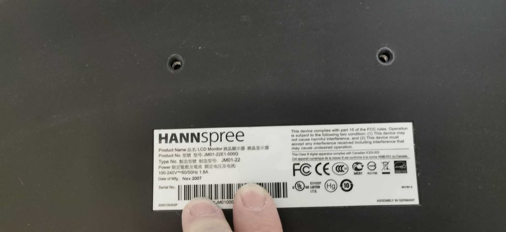 Monitor 22" Hannspree Verona