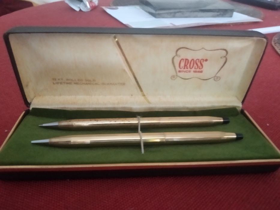 Canetas cross em ouro