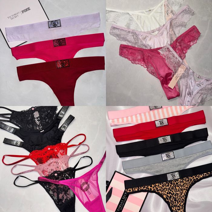 !!! ОРИГІНАЛЬНІ !!! Жіночі трусики /білизна Victoria’s Secret  XS/S/M
