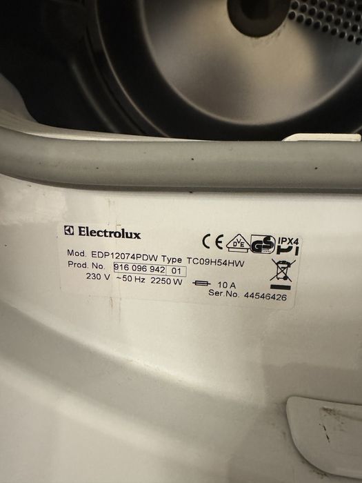 Electrolux EDP12074PDW – uszkodzona