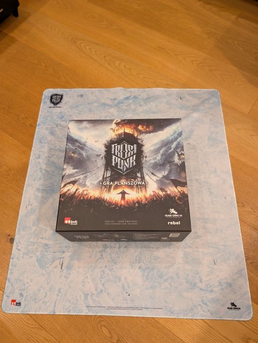 Frostpunk gra planszowa + koszulki + mata