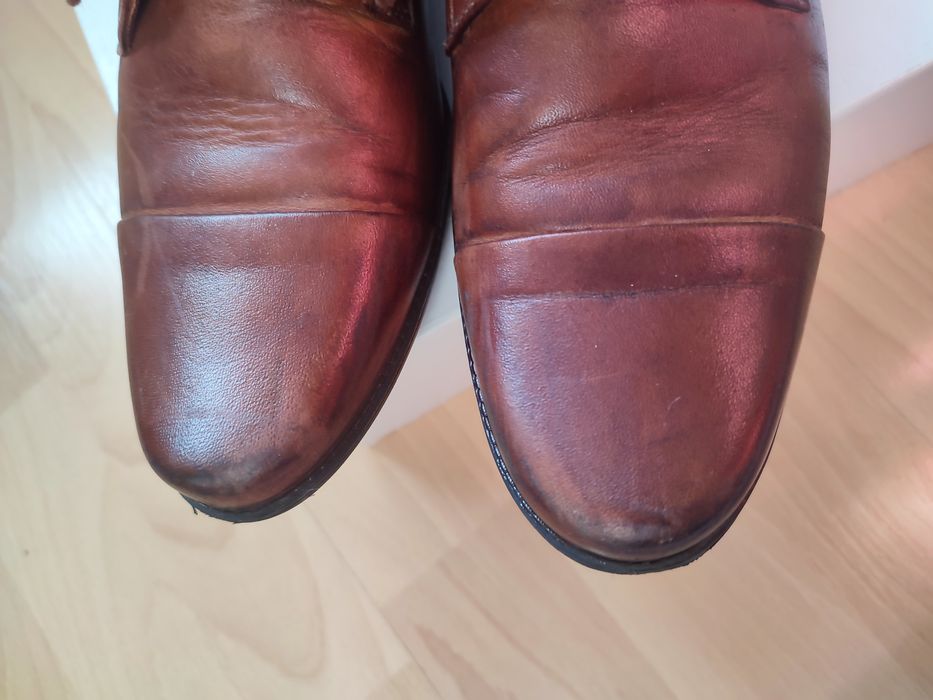 Buty komunijne skórzane