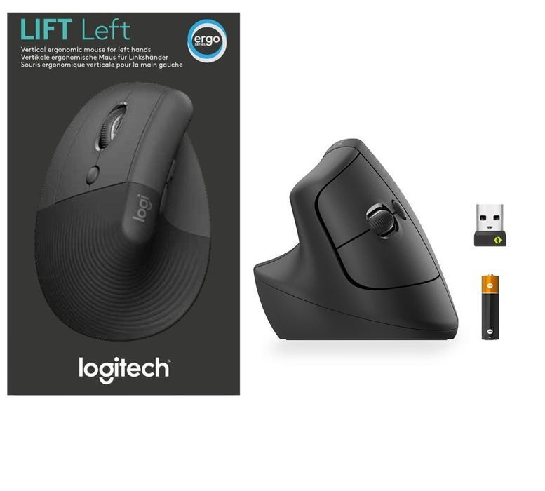 outlet myszka bezprzewodowa logitech lift left sensor optyczny