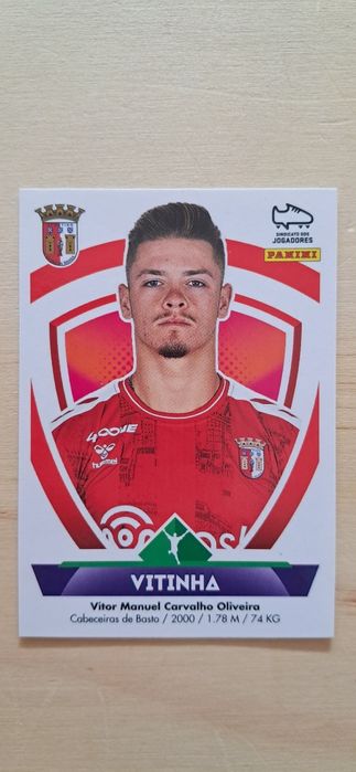 Cromo futebol de Vitinha(Liga Portuguesa)da Panini