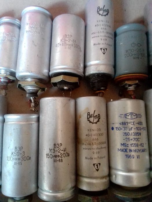 Конденсаторы СССР