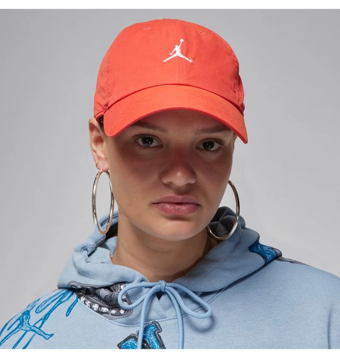 Оригінал! Кепка унисекс Air Jordan J Club Cap (оранжева) (L, XL)