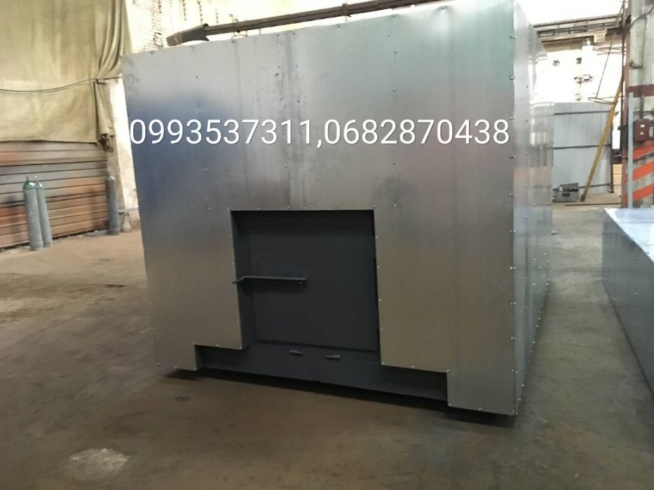 Теплогенератор твердотопливный для зерносушилки на дровах,щепе,пеллете