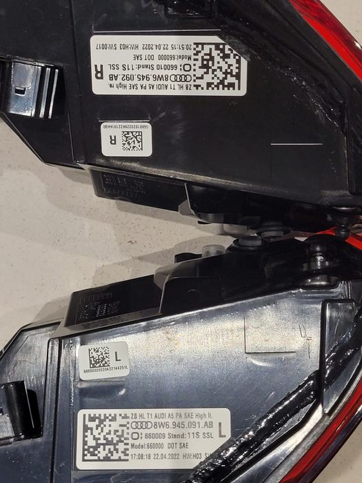 Lampy tył Audi A5 8W LIFT