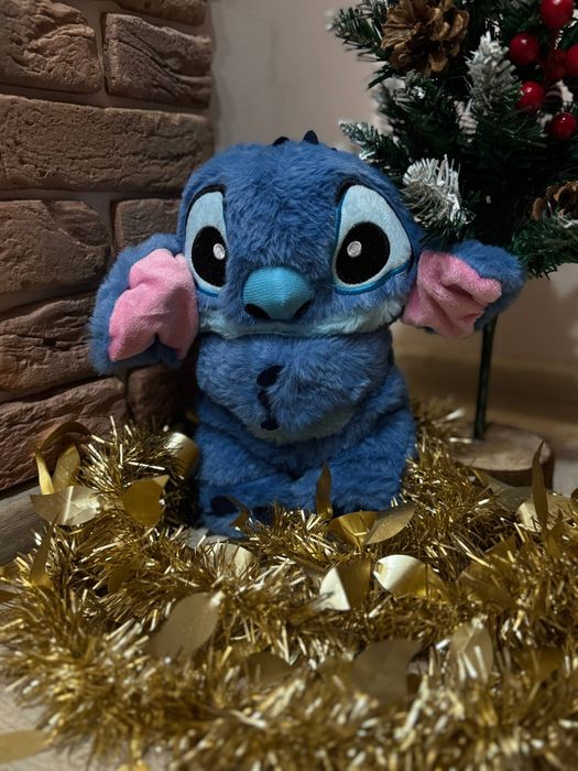 Стич дихаючий стіч іграшка мягкая підсвітка музична колискові ТОП 2025