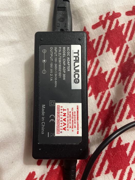 Adapter do Asus. Model CDP ADP 36 W