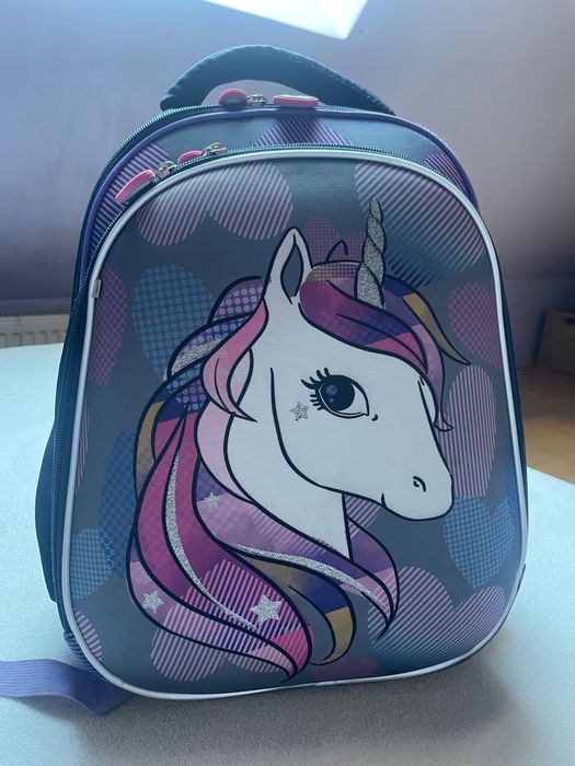 Plecak szkolny dla dziewczynki z jednorożcem marki Kayooki