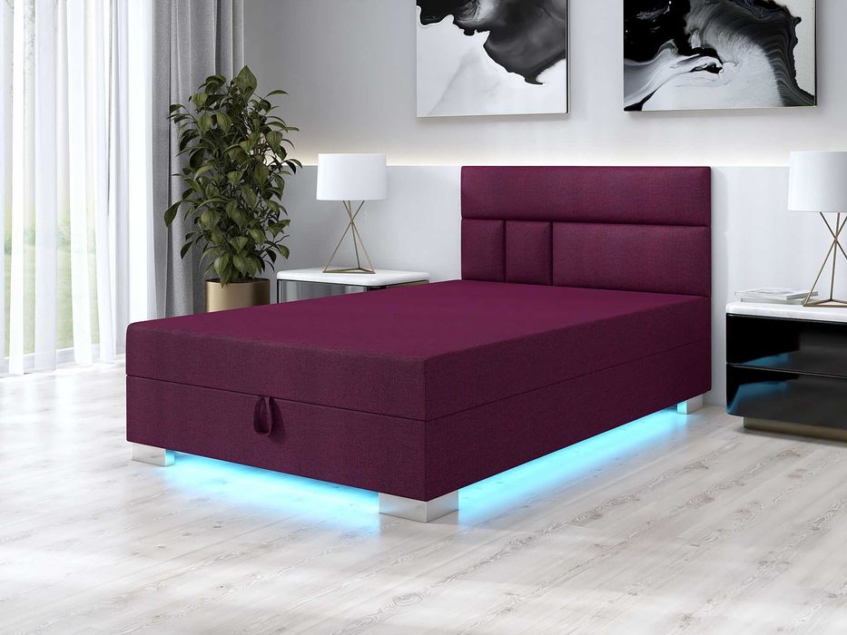Kanapa jednoosobowa Tapczan z Materacem Łóżko pojedyncze Sofa Wersalka