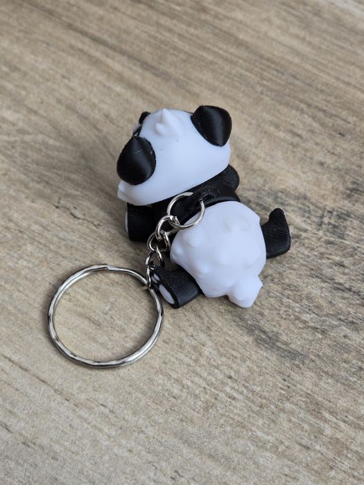 Breloczek Panda 3d - Brelok Druk3d fidget Keychain mixGadzet