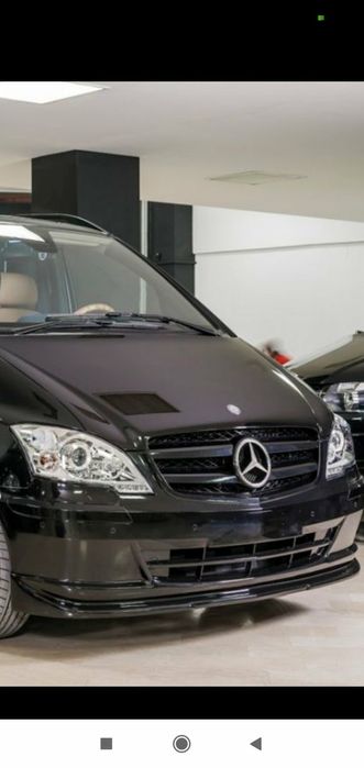 Губа переднего бампера W639 Vito/Viano