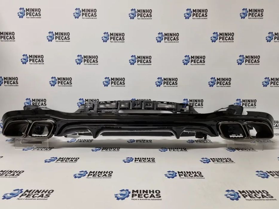 Difusor Traseiro Mercedes Class E(W213)Look E63 AMG(Ponteiras Pretas)