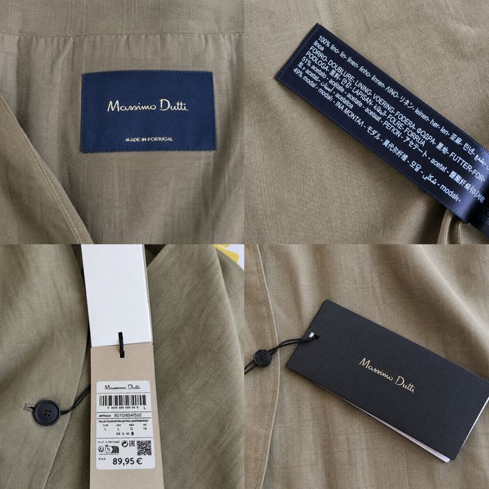Massimo Dutti жилетка халтер із 100% льону S/L