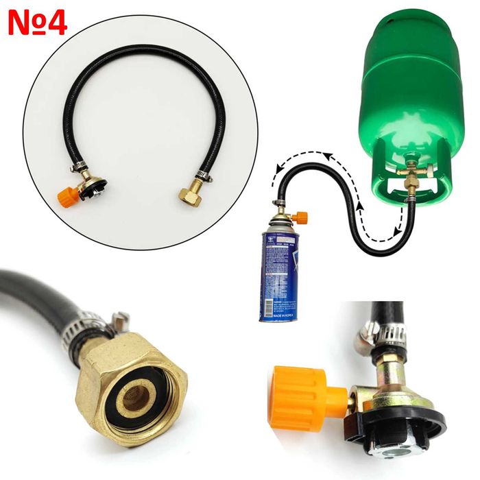 Перехідник для заправки туристичних газових балонів