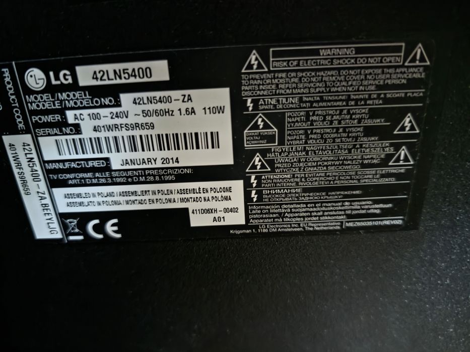 Telewizor lg 42" sprawny