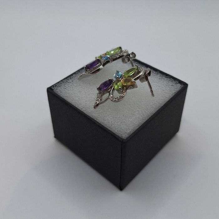 Srebrne kolczyki 5,05g SPOKO LOMBARD BEŁCHATÓW skup srebra