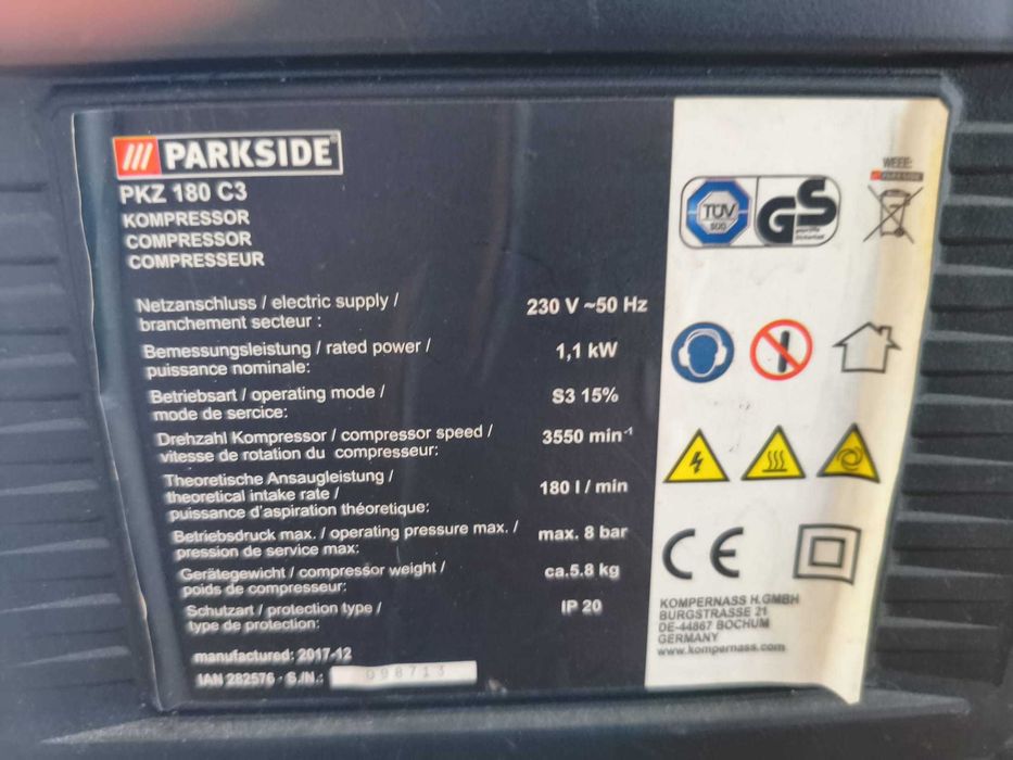 Compressor Ar PARKSIDE