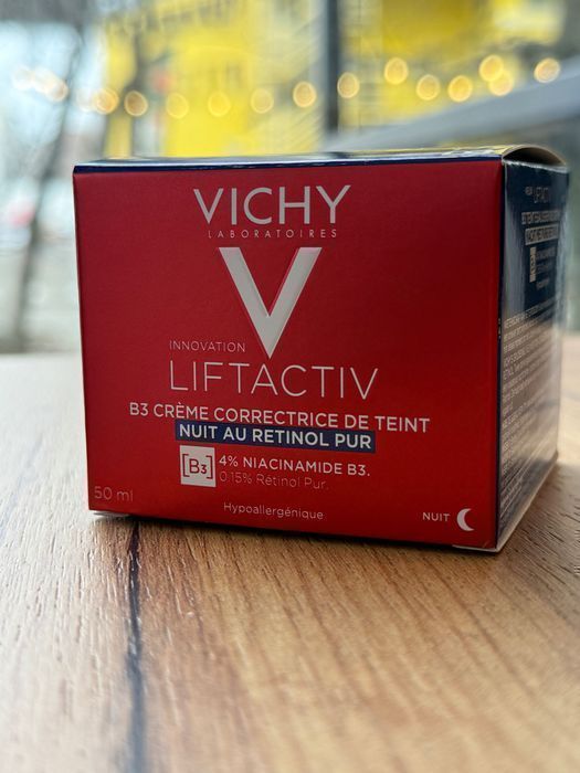 Нічний крем Vichy Liftactiv B3 (50 мл) з ретинолом і ніацинамідом