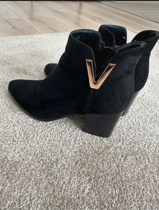 Bota de tacao em camurca - Seaside