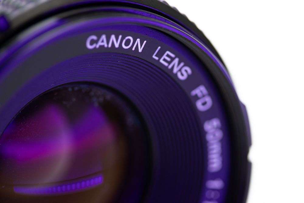 Objetiva Canon FD 50mm F/1.8
