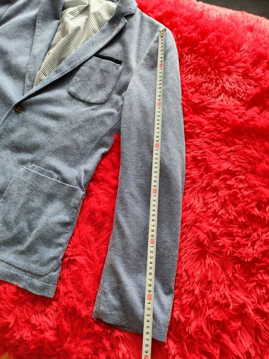 Sportowa niebieska marynarka XL