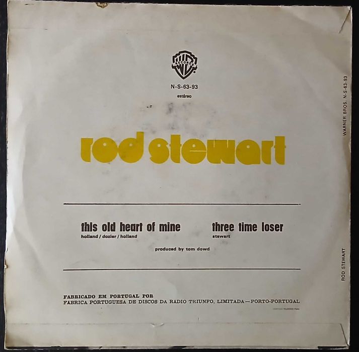 Rod Stewart - This Old Heart Of Mine (Vinil 7")