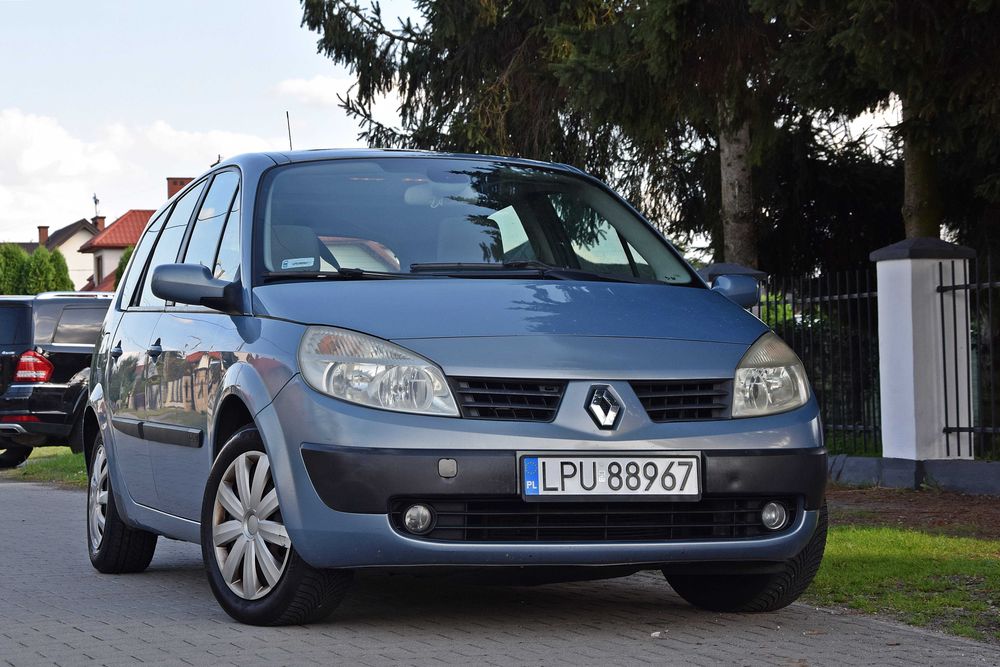 RENAULT MEGANE SCENIC 1.6 Benzyna+LPG Klima Panorama Hak 7-osób 2005 ROK!