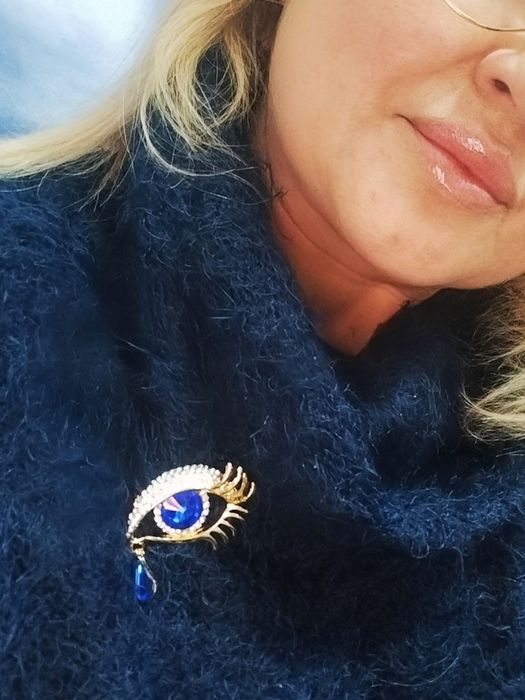 Broszka damskie oko