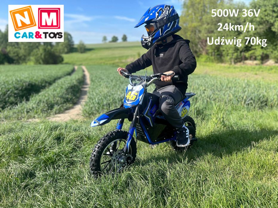 500W 36V 24km/h Motor Cross Auto na akumulator Pojazd dla dziecka