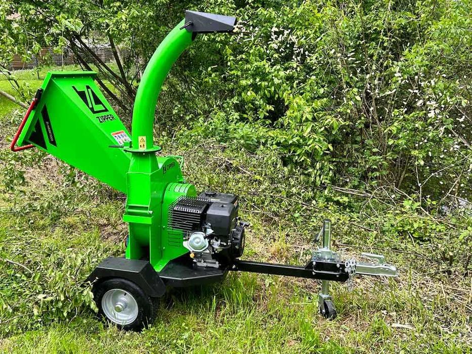 Подрібнювач гілок Щепоріз Садовий подрібнювач деревини Дроворуб Шредер