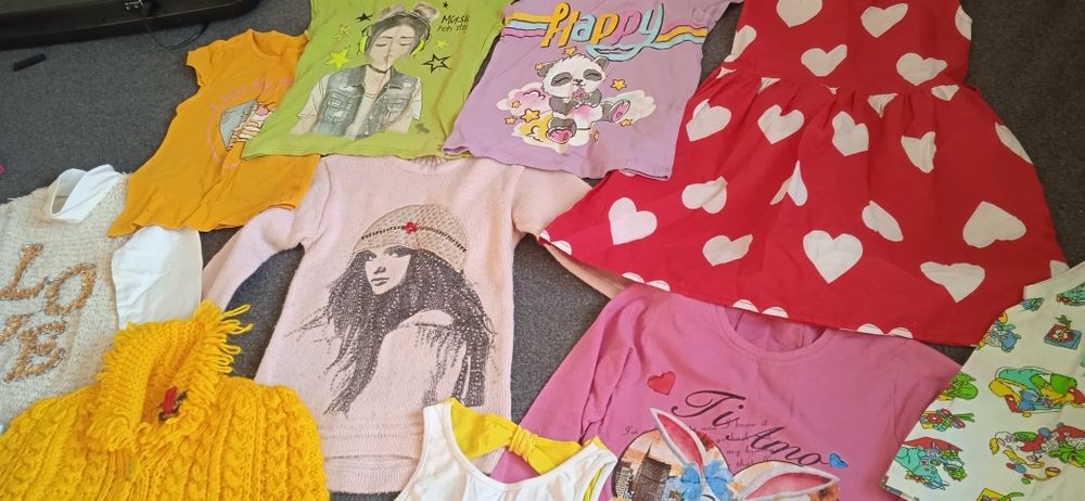 Великий пакет одягу дівчинка 4/5/6 років