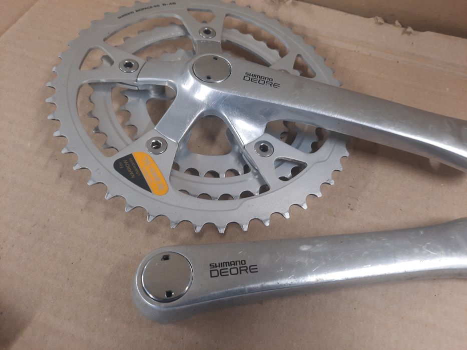 DOBRY STAN korba rowerowa shimano deore FC-MT60. 7s era kwadrat  4h13