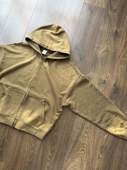 Зіп Худі Boxy Fit Oversize Distressed Худи Оверсайз Широке YZY GAP Y2K