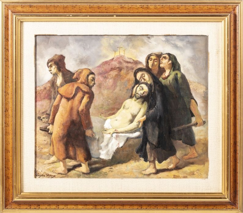 Óleo Sobre Tela Lázaro Lozano