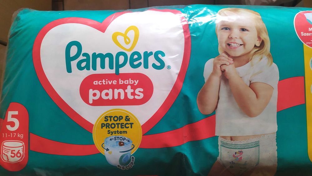 Pampers Pants size 5, 2 x 56