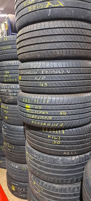 Pneus 225/45/17 michelin,continental;Bridgestone,dunlop,pirelli