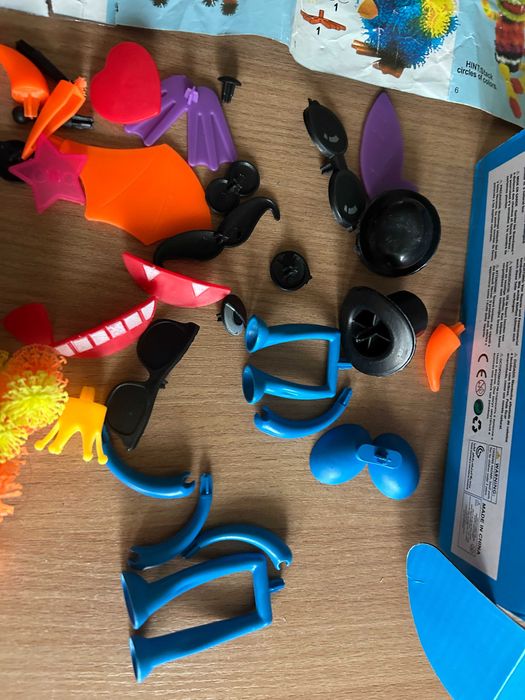 Игры настольные конструкторы  Bunchems и WOOPIE Puzzle 4+