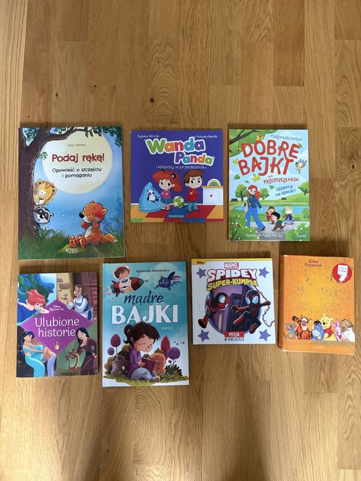 Dobre bajki zestaw 5 roznych ksiazek 4-6 lat