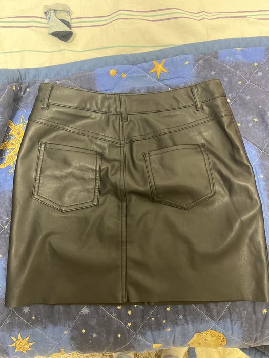 Спідниця шкіряна reserved XS